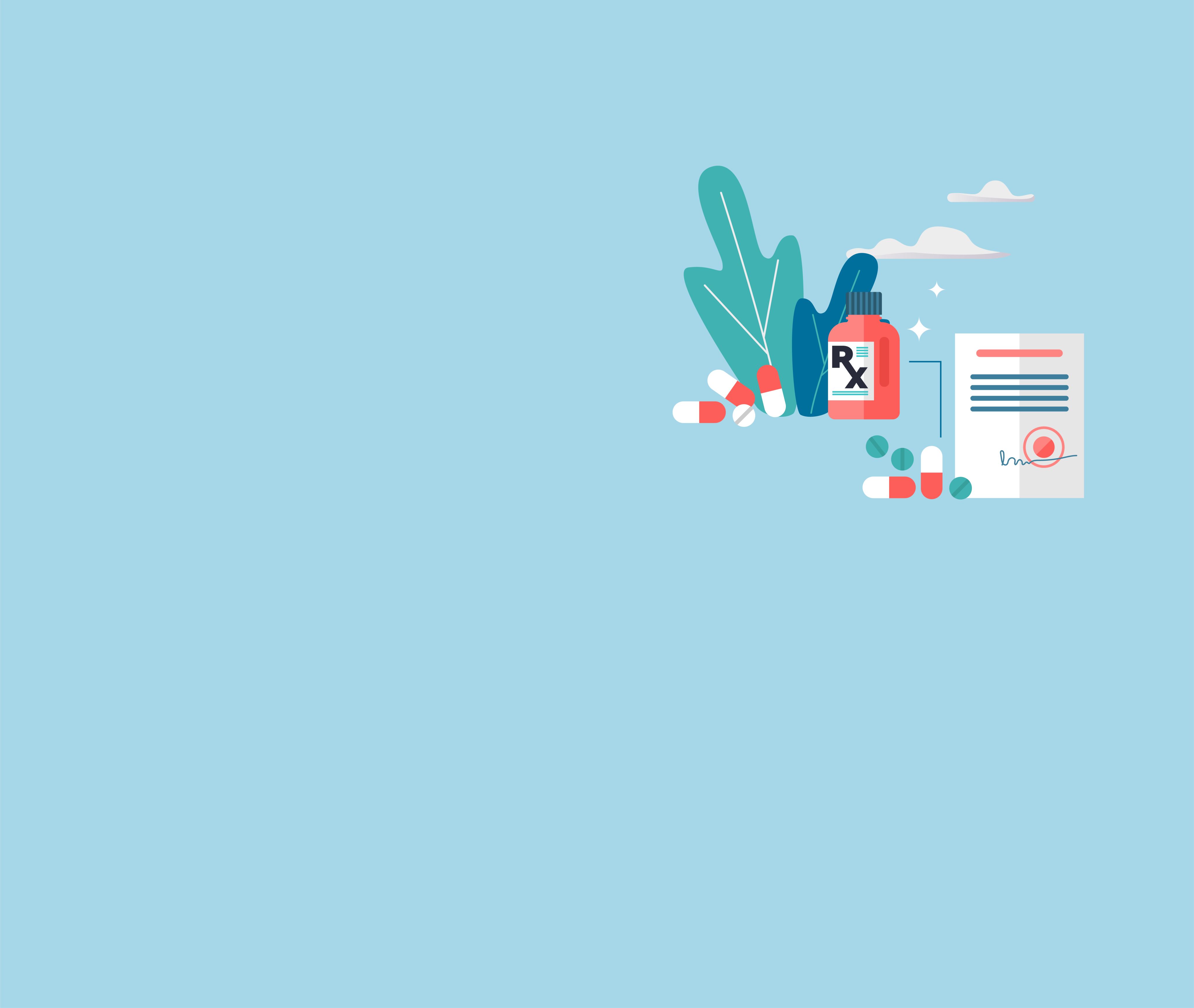 An illustration of medication.