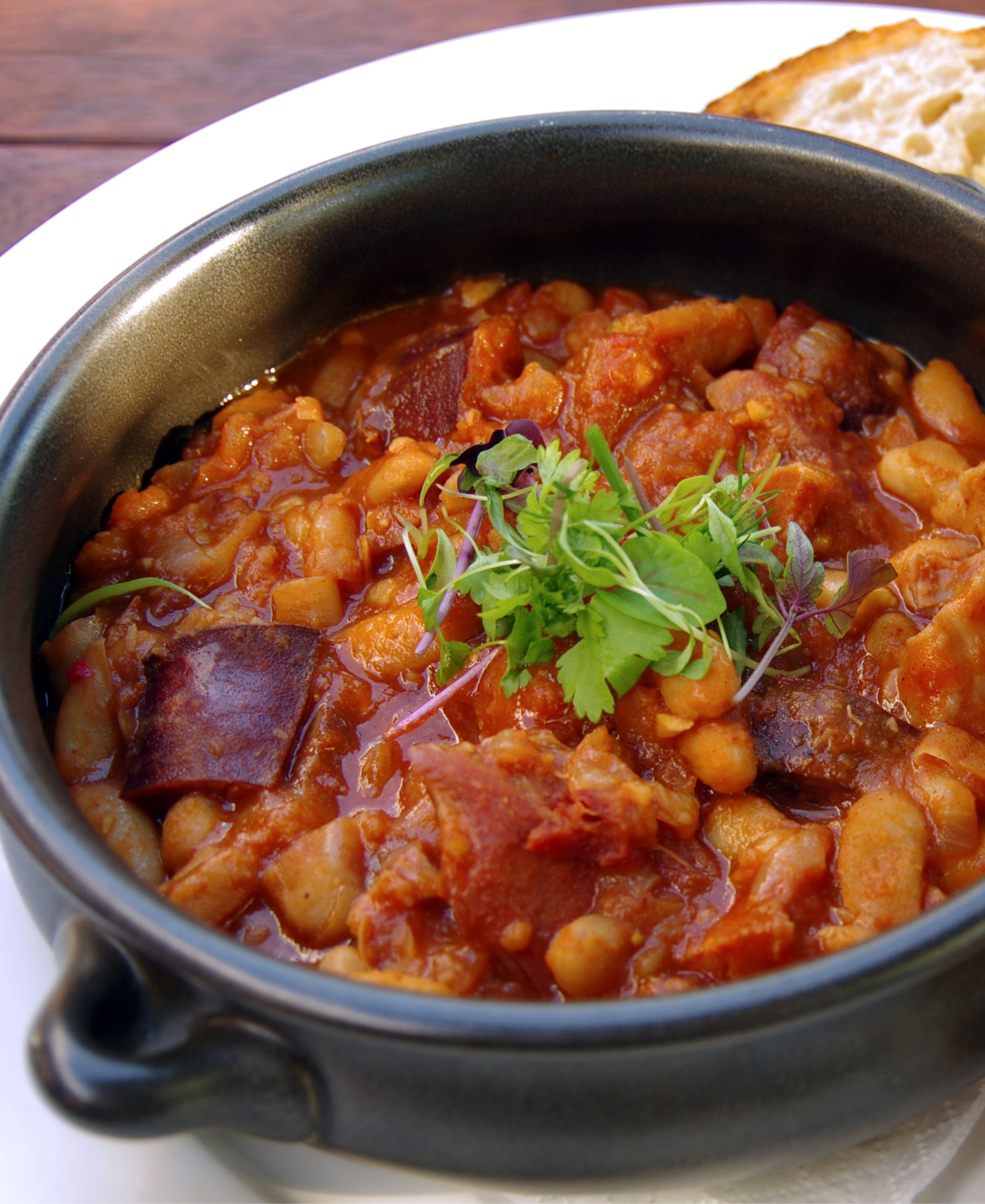 A photo of Turkey Baked Beans.