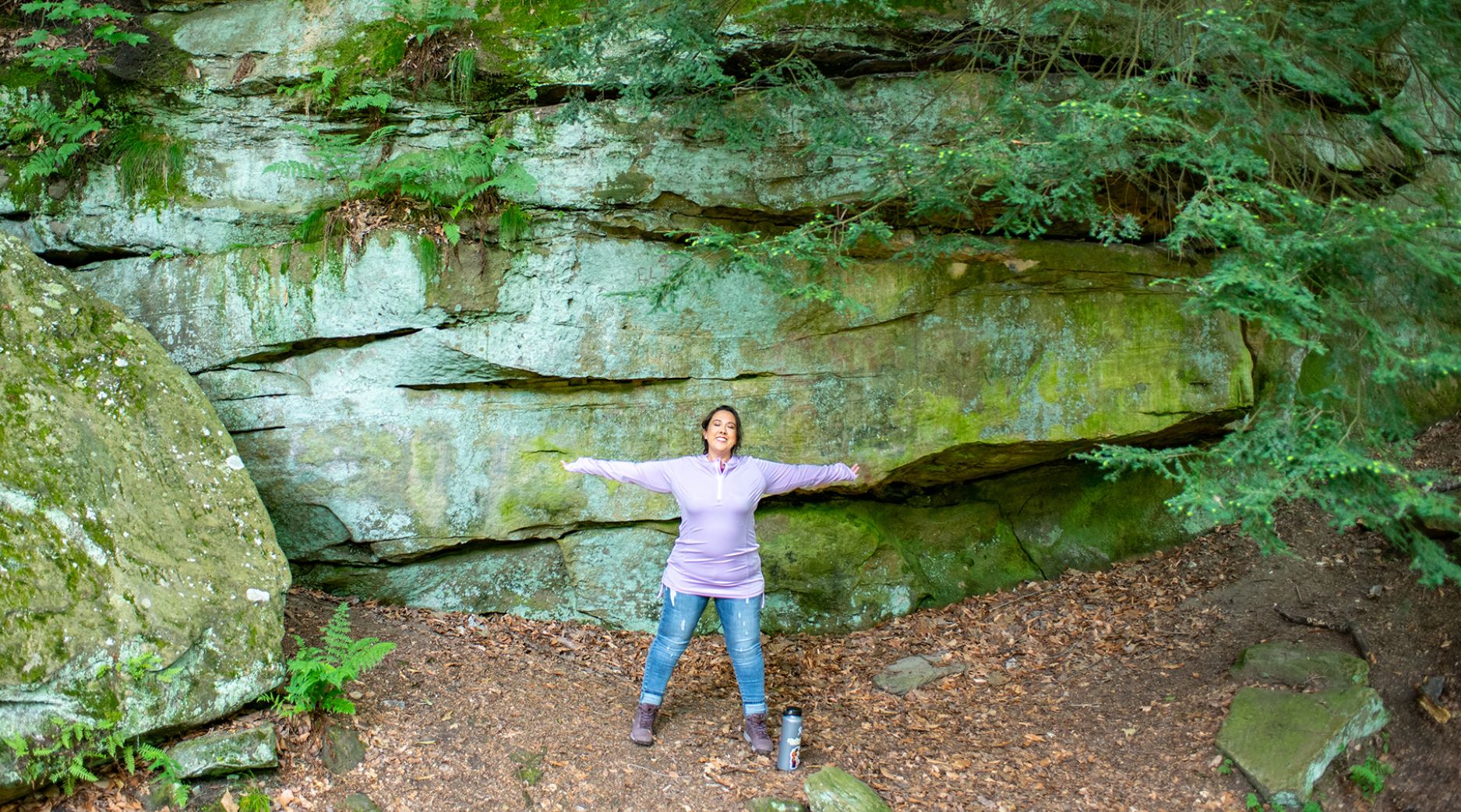 A woman being heart healthy and exercising.